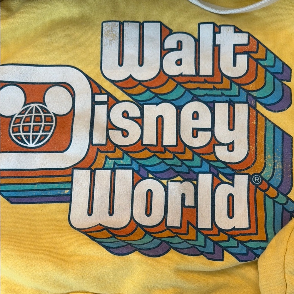 Walt Disney World Yellow Sweatshirt